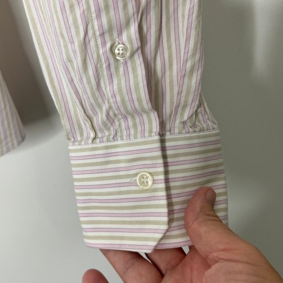 Pal Zileri striped button front shirt - Picture 4 of 11